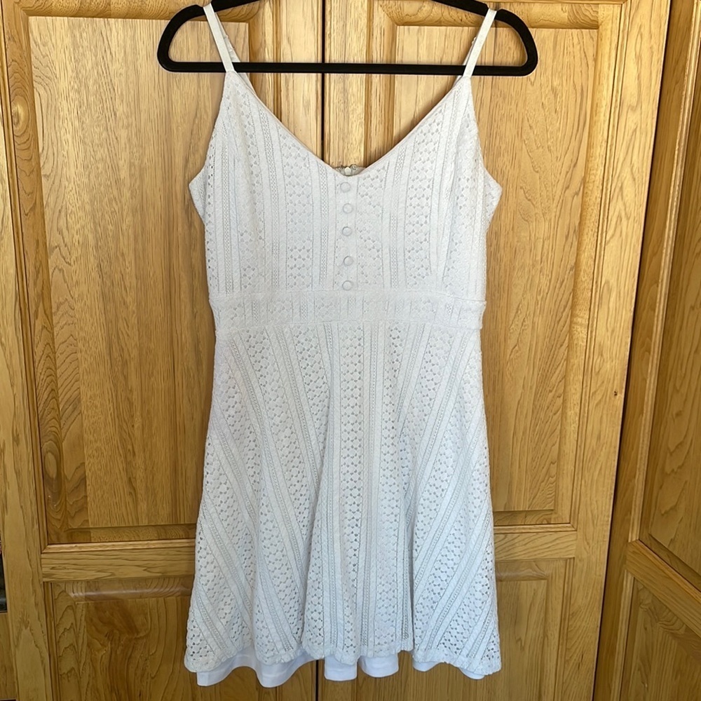 Le Chateau Lined Lace Dress